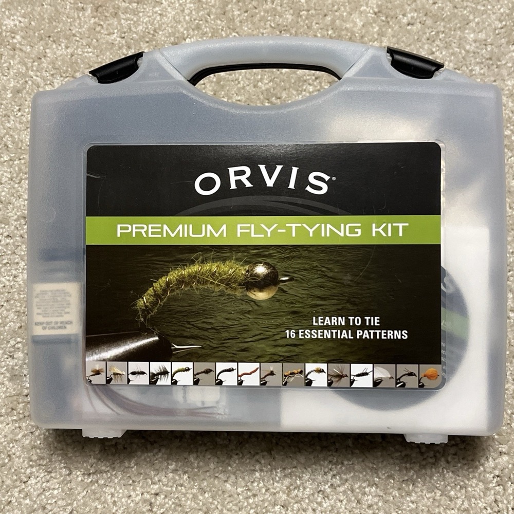 Orvis Premium Fly Tying Kit - Learn 16 Fly Fishing Patterns Never Used